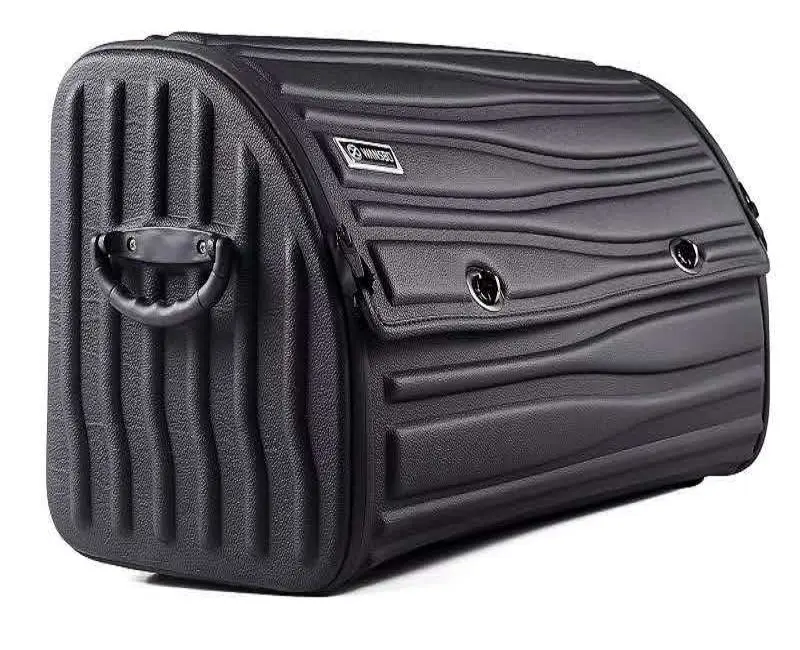 Large capacity black rectangular PVC car storage box Trunk Organizer Collapsible EV car Trunk