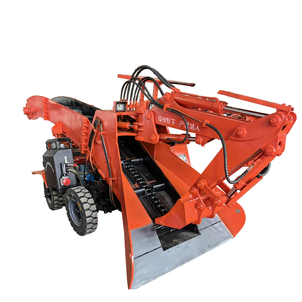 Mucking Loader With Single Drum Cutter Machine Manufacturer Mucking Loader Include After Sale Service Brand New Haggloader
