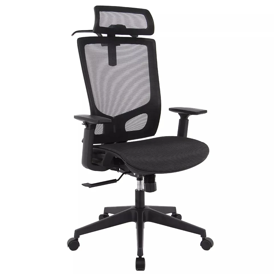 HENGLIN Coat Hanger And Headrest Computer Desk Chair High Back Ergonomic Mesh Office Chair