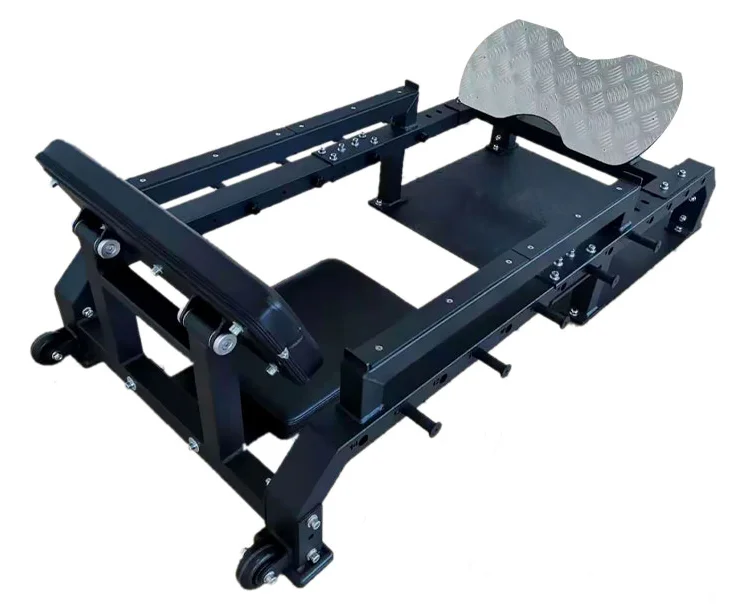 Indoor Fitness Equipment Bodybuilding Hip Thrust Machine Adjustable Folding Glute Training Machine