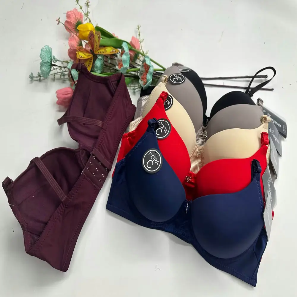 1.18 Dollar Model YWB054 Breast 38-44 Custom Indian Girl in Bra Images Plus Size Push up Bra for Women Big Boobs