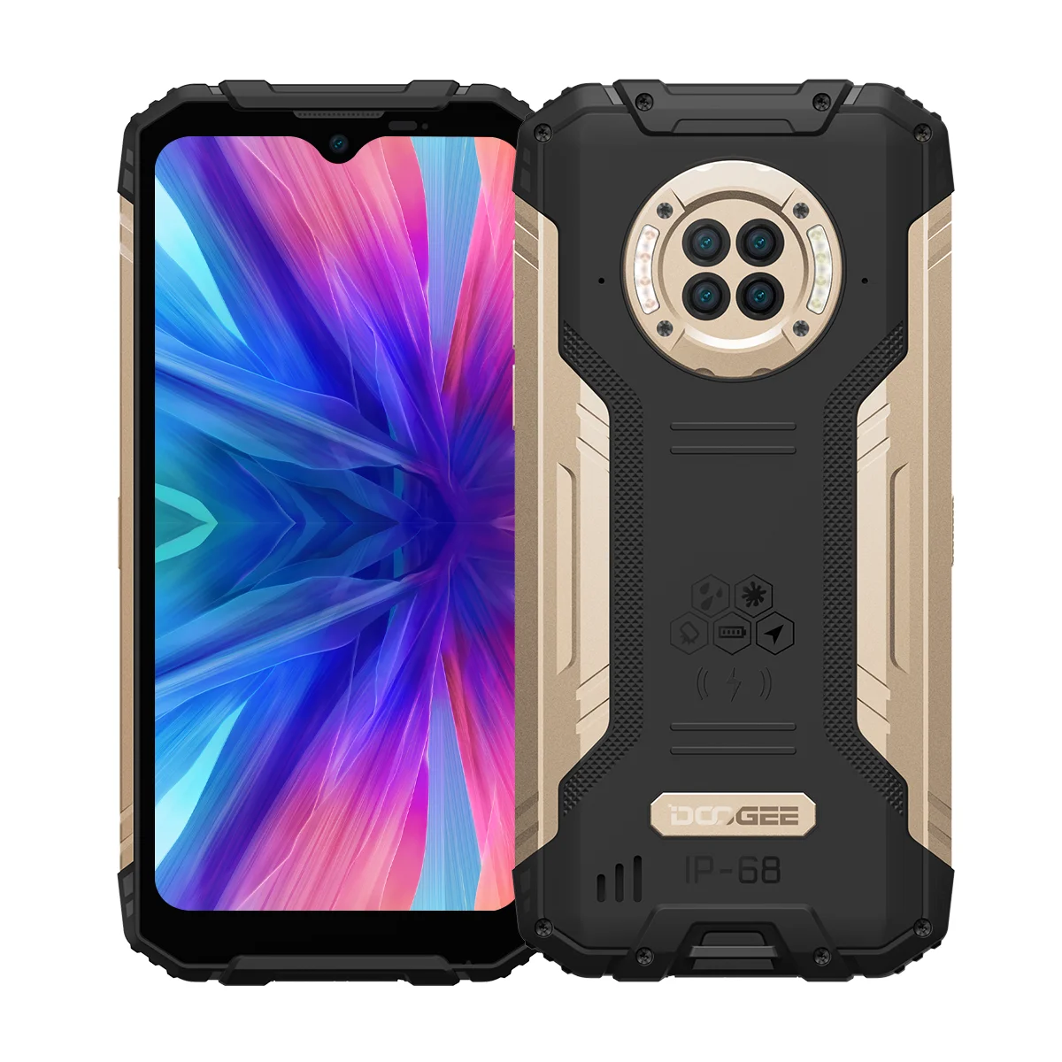 DOOGEE S96GT 6.22 inch 8+256GB Rugged Smartphone 48MP AI camera Support 24W fast charging 6350mAh Large battery