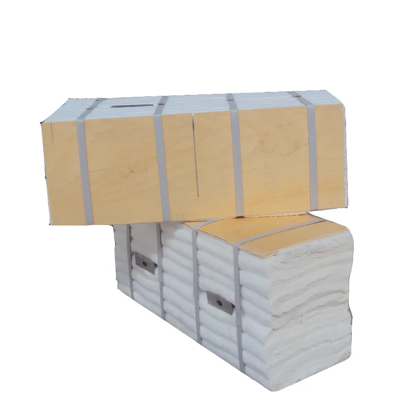 Thermal insulation 1430C Ceramic Fiber Module for Heat treating furnace
