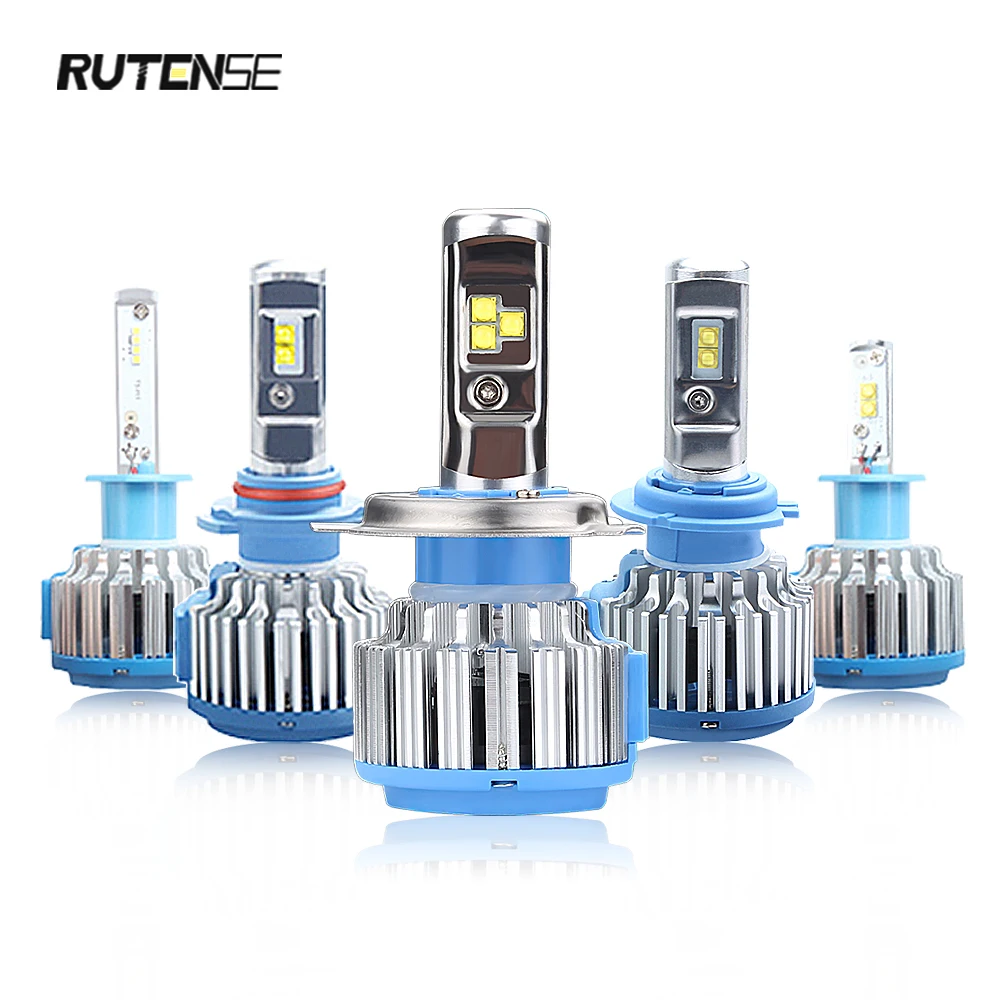 RUTENSE  high power auto lighting system  h11 led headlight laser lens led bulbs T1 auto headlights car lamp on sale