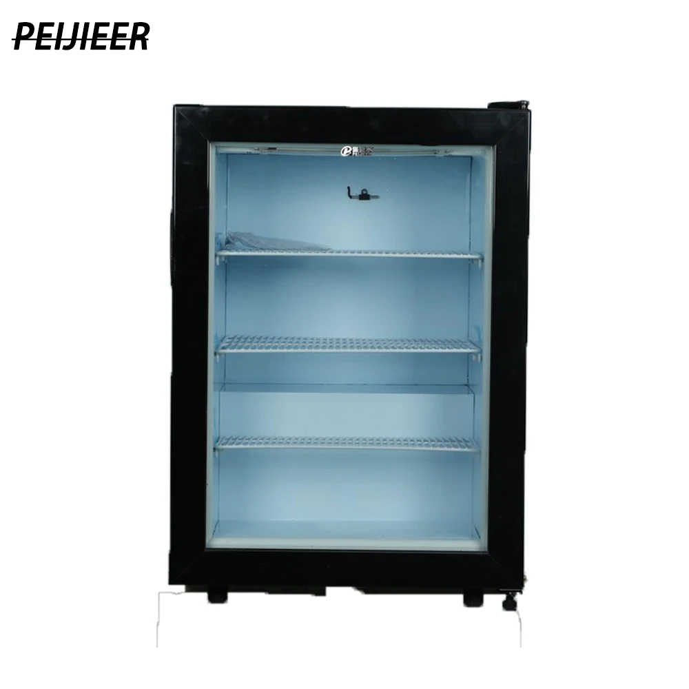 hot sale glass door room hotel refrigerator fridge freezer