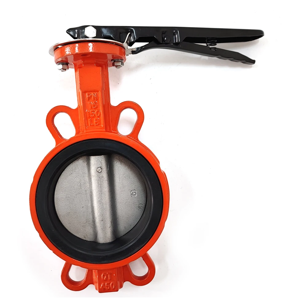 Factory Price API 609 CE Approval KXC Ductile Iron DI CF8 CF8M C954 Disc Lever Manual Operated Butterfly Valve For The Gas
