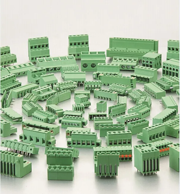 WANJIE Angled Fixed  45 Degree WJ330 pcb screw terminal block
