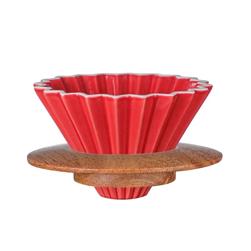 Новое поступление чашка для кофейного фильтра эспрессо Керамическая Кофеварка с подставкой капельница V6 аксессуары кофе