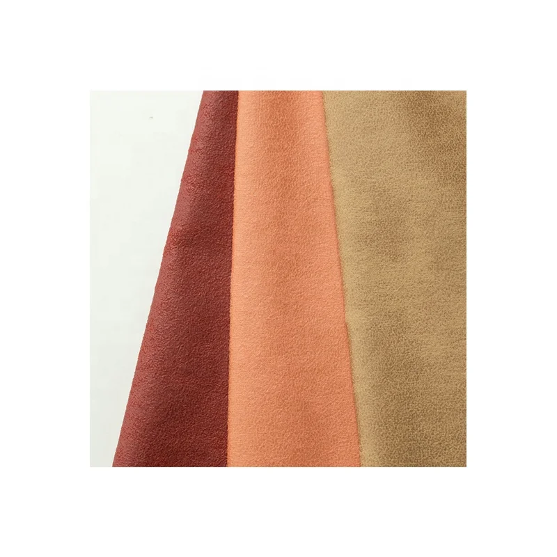 
waterproof fabric polyester stretch leather suede microfiber fabric suede faux leather fabric 