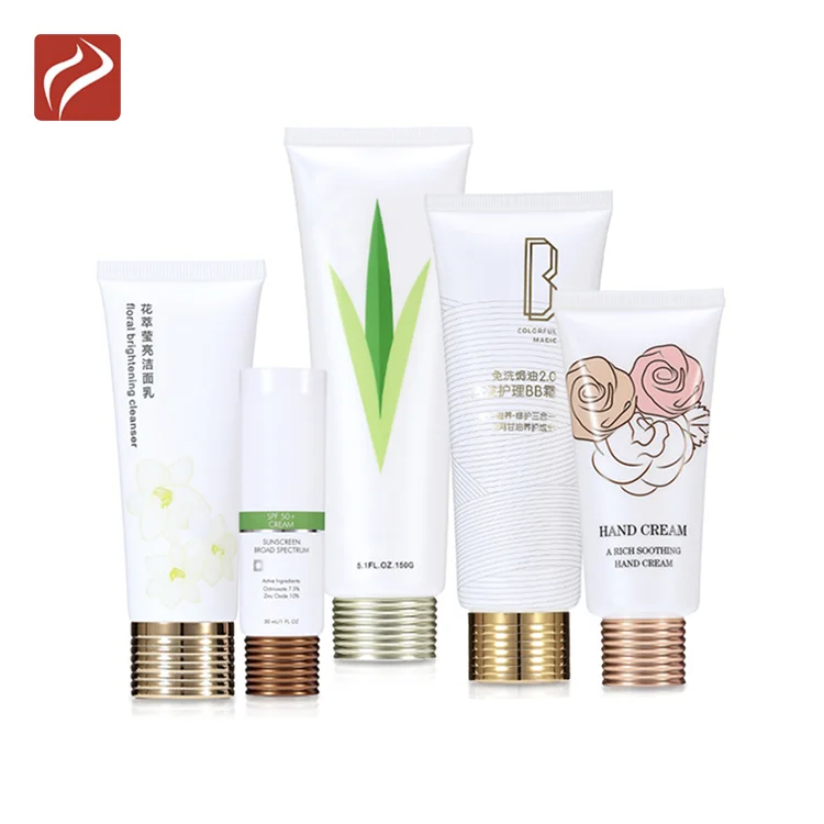 35mm 40mm 50mm Cosmetic Tube Plastic Cosmetic Container for Lotion Tube White Plastic Tube