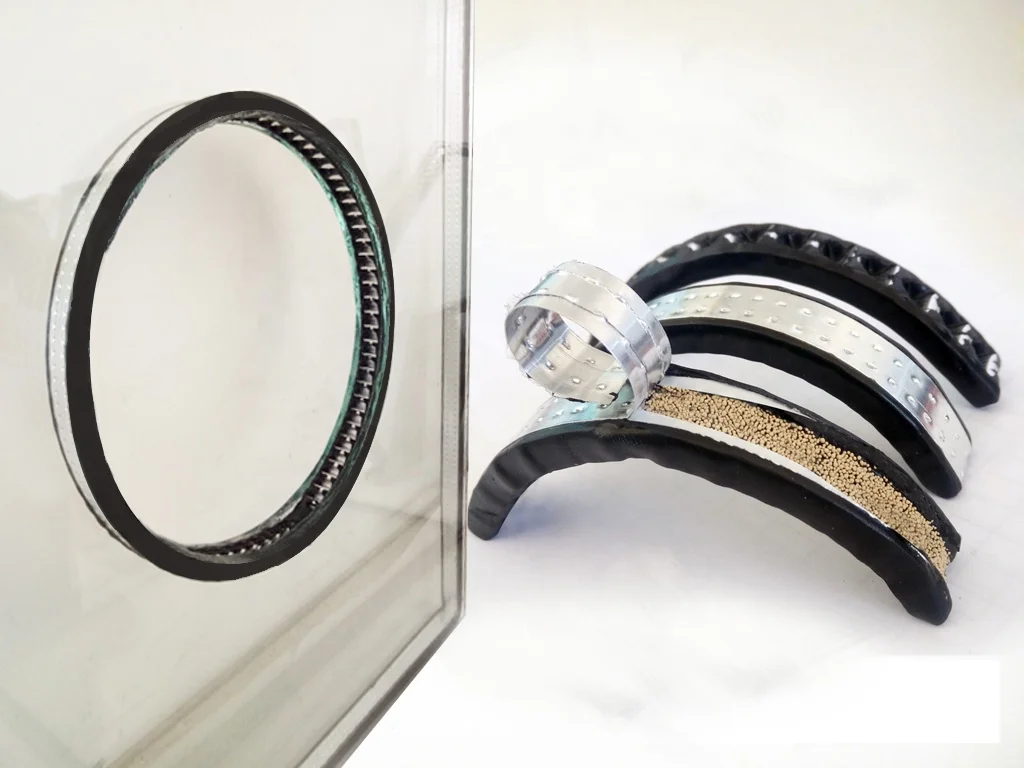 materials Low Price Hot insulating glass double butyl spacer 7 mm  sealing  black  grey  White  Golden  system