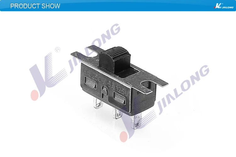 SS-12E07 Production Customized SPDT Mini Slide Switch 3 pins Single Pole waterproof subminiature toggle switch