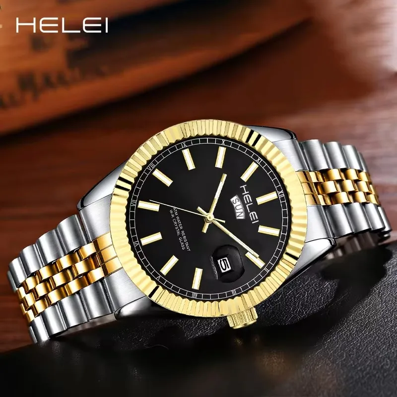 H9032A-G 9032 модные кварцевые часы из нержавеющей стали