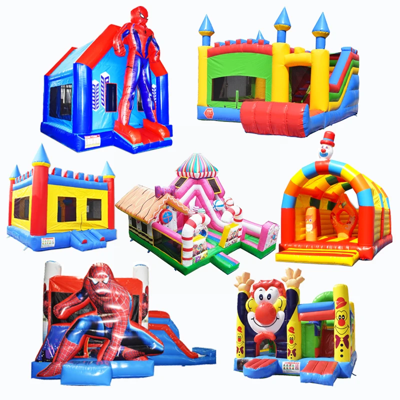 Dino Bouncy Castle Pirate Ship Jumping Lining Robe Kids Ballon Bouncing Bee Jolly Jumper D6 Pneumatic Alien Adult Indoor