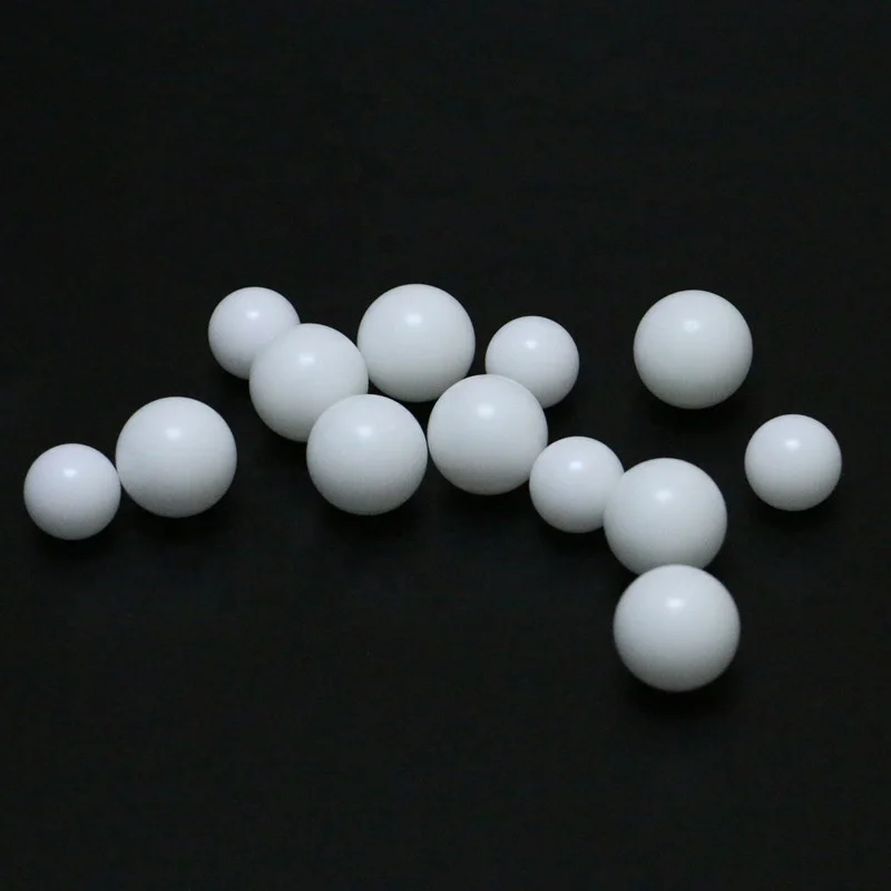 Chemical corrosion resistance 8mm 15mm 16mm solid ptfe balls for grinding