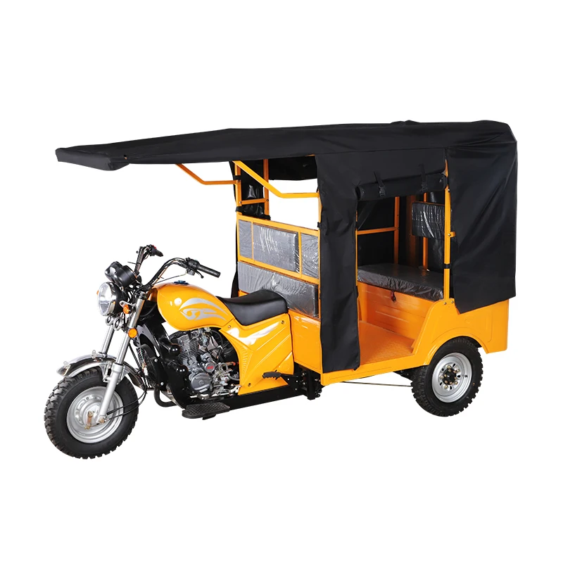Трехколесный бензиновый мотоцикл пассажирское такси 150Cc для