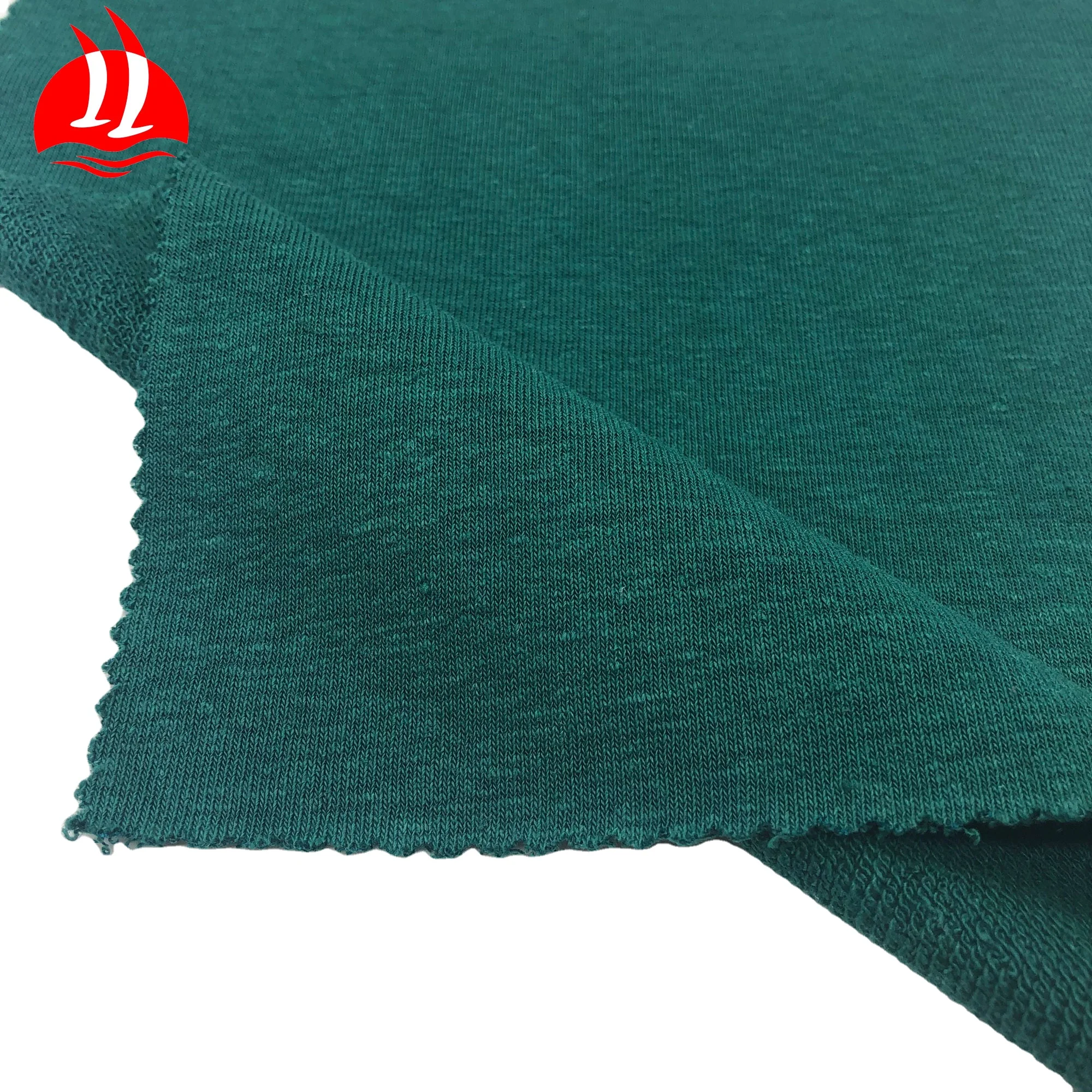 
453gsm gots certificated eco organic cotton hemp bamboo blend fabric 