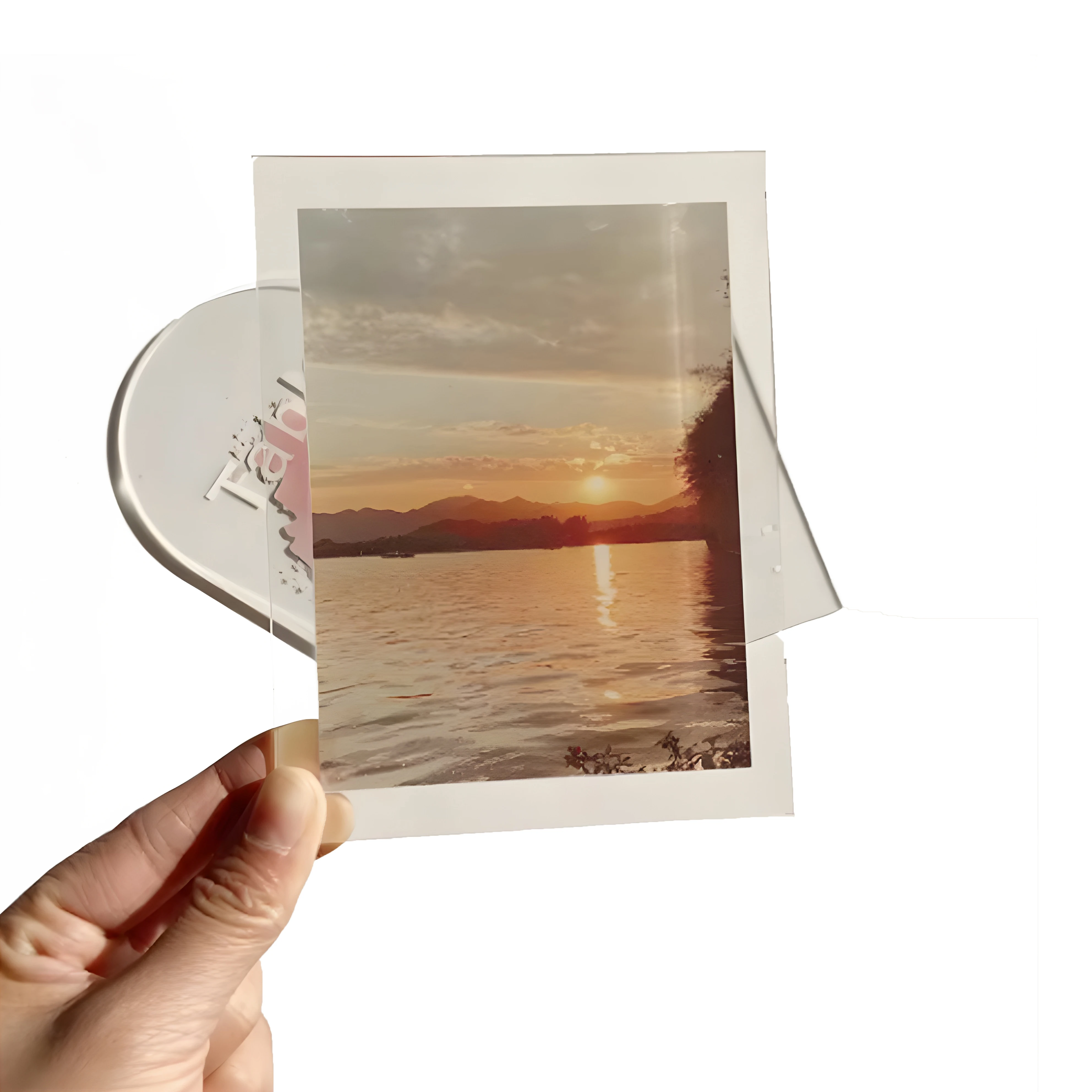 Factory Supply Customize Music Style Decoration A4 Size UV Printing Acrylic Sign Board For Desktop Ornaments