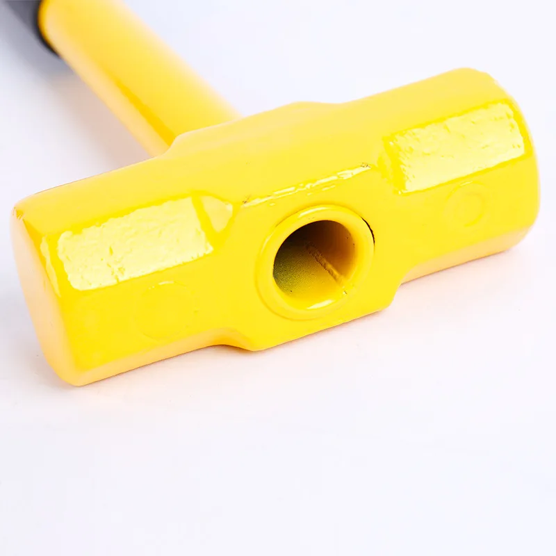 Wholesale high carbon steel plastic handle shockproof octagonal hammer Sledge Hammer