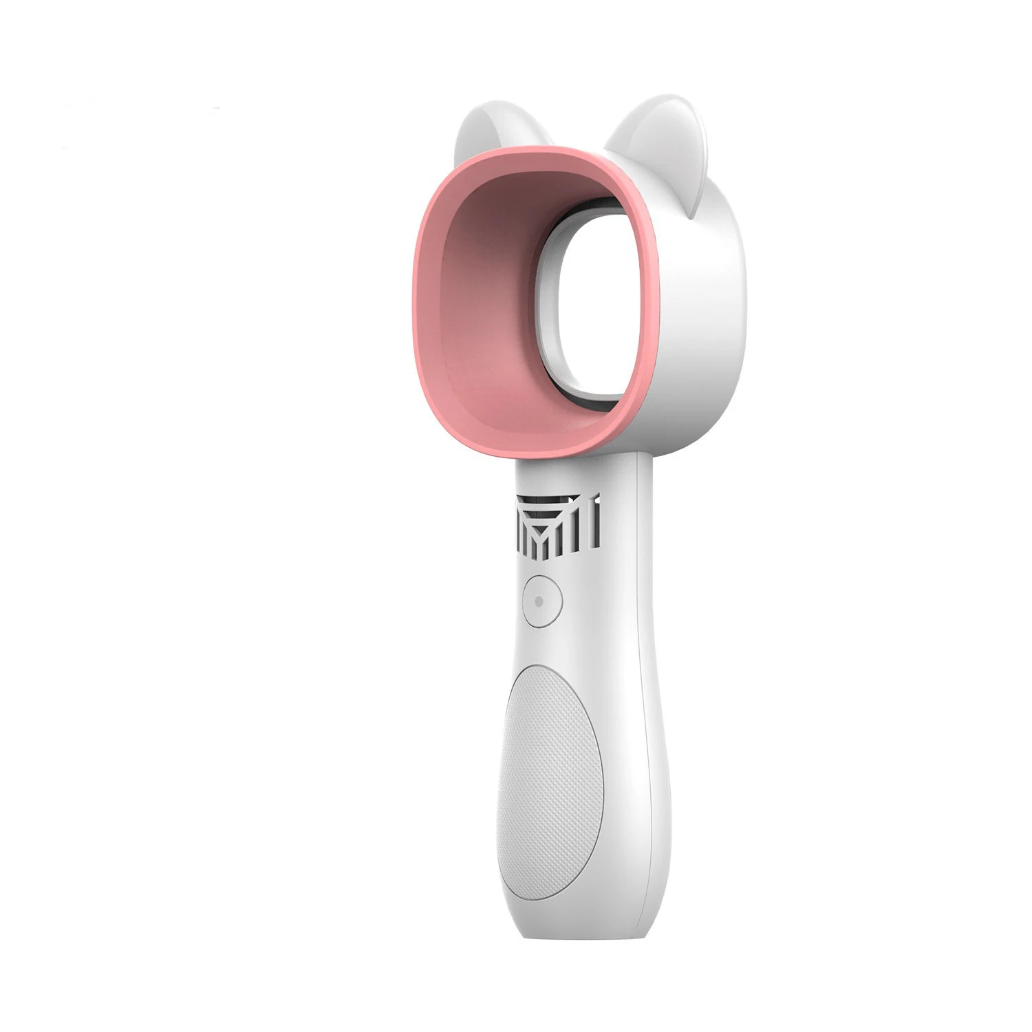 New Desgin Cat Ear Portable Mini Safety Handheld Bladeless Fan USB Electric Rechargeable 3 Levels Bladeless Fan
