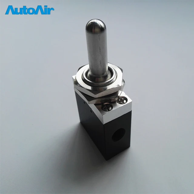 New design spring return C23-06HA type 5 port 3 position Pneumatic Valve