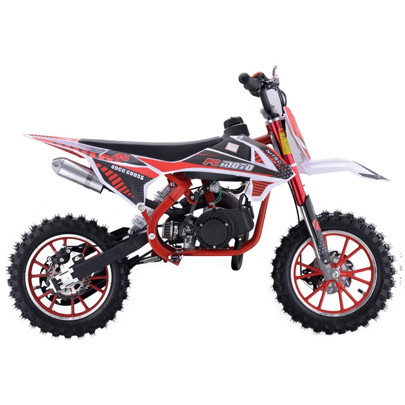 Factory Direct Sales High Quality Motorcycle 49cc 2stroke Engine Kids Dirt Bike