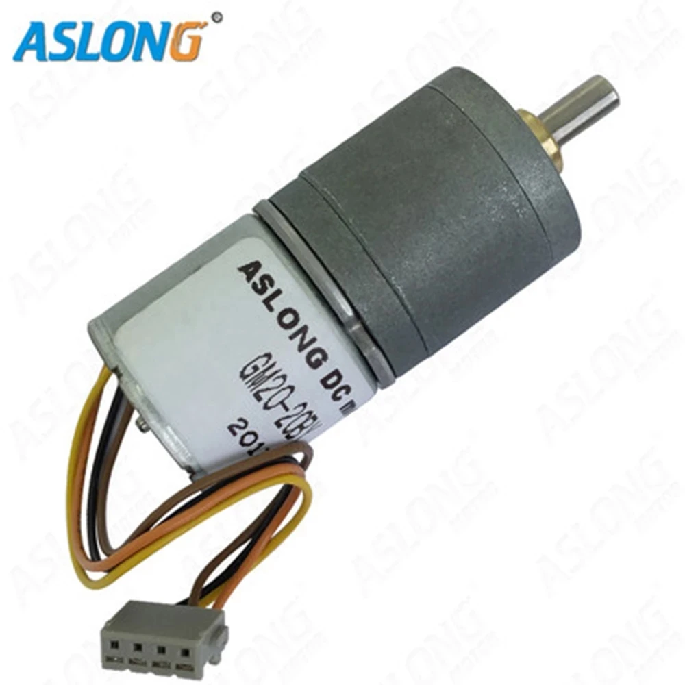 GM20-20BY 2 Phase 23 Degree 20mm 20by full metal gearbox gear stepper motor 12V