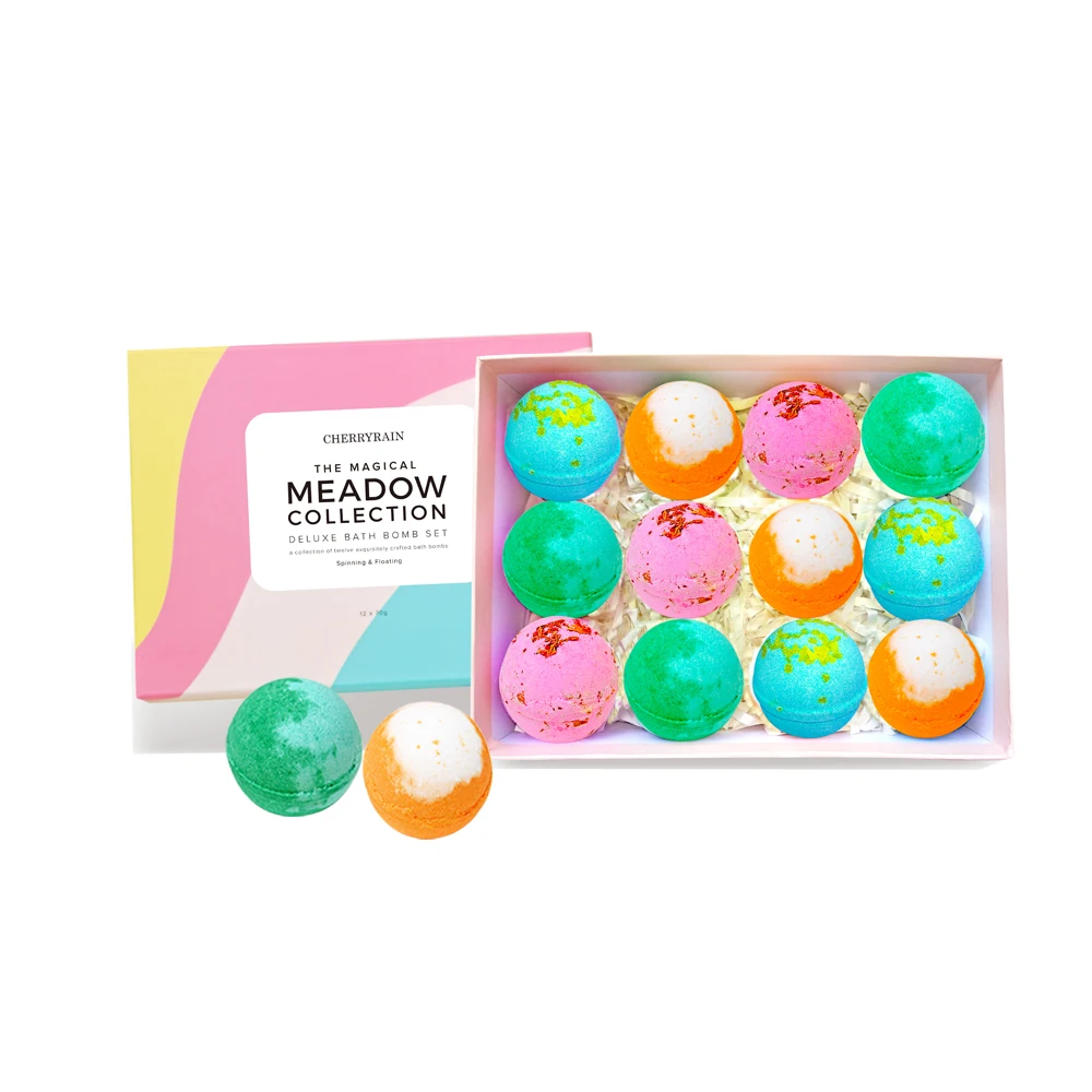 Wholesale & Retail bath bomb set therapy with Essential oil bath fizzy set