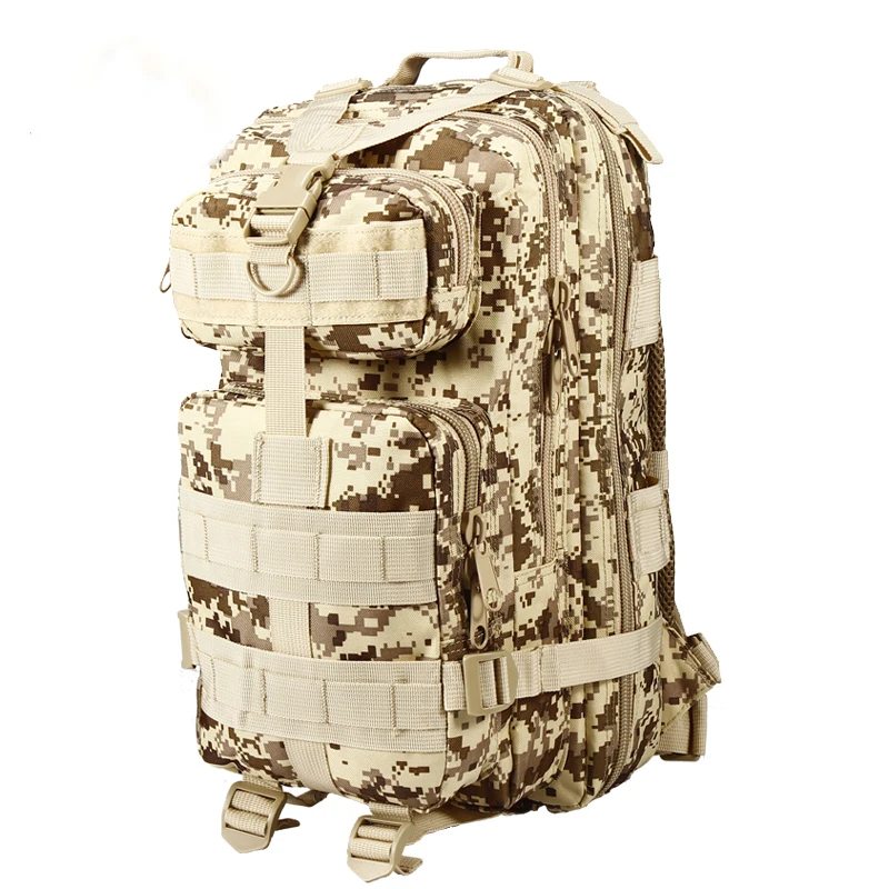 wholesale customized camouflage backpack 25L outdoor hiking travel tactical bag