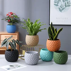 Nordic gardening cement flowerpot simple and multi pot household creative indoor decorative pot gardening green planter ornament