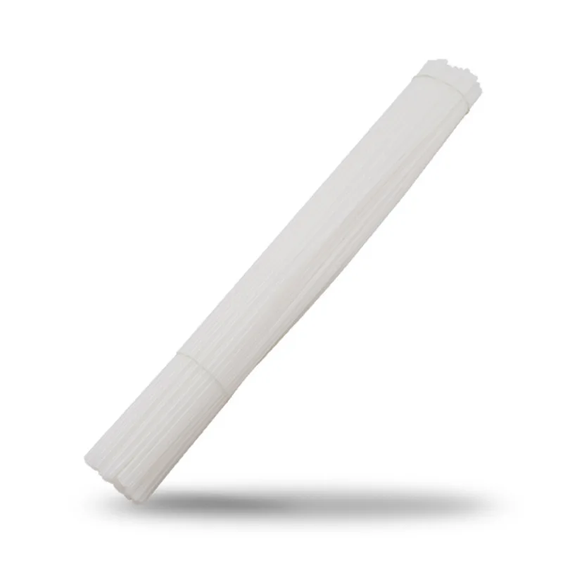 financial binding riveting PE tube 4.8mm 5.2mm 500mm voucher punching machine nylon plastic tube hot melt binding tube