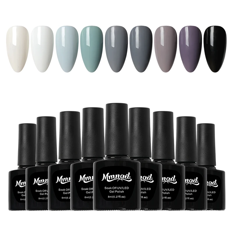 
FN Custom Logo Manicure Private Label 324 Colors Soak Off Uv Nail Gel Polish 