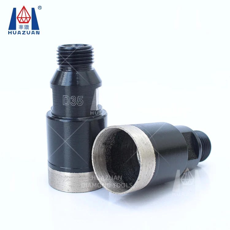Huazuan wet diamond core drill bit hole saw for ceramic tile marble