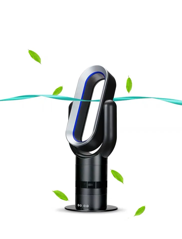  26 inches Modern Design Fast heating Electric Heaters PTC Ceramic Thermostatic controlled Anti- fire ABS Room Desktop Fan