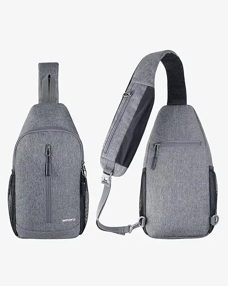 lightweight waterproof mini phone strap sling bag crossbody organizer 5 pack men women