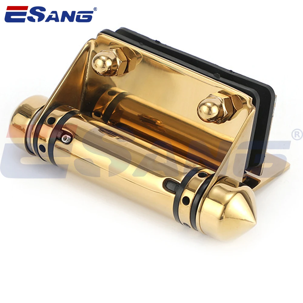 ESANG Frameless Glass Railing Accessories Pool Door Gate Self Close Spring Loaded Glass To Glass Stainless Steel 316 Hinge