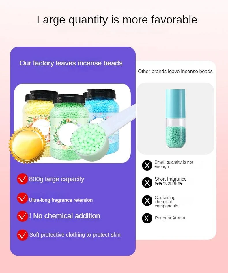 Laundry Fragrance Scent Booster Softner Beads Air Freshener Custom OEM Laundry Fragrance Booster Bead