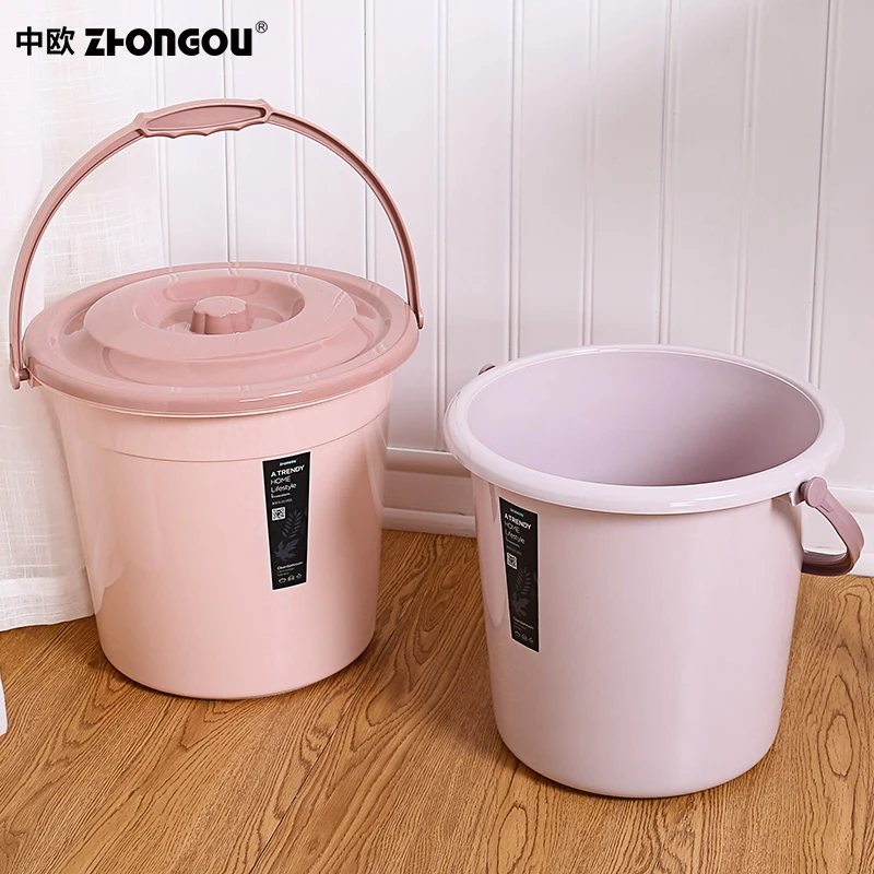 
Factory wholesale cheap small large pail plastic bucket with handle and lid for sale 