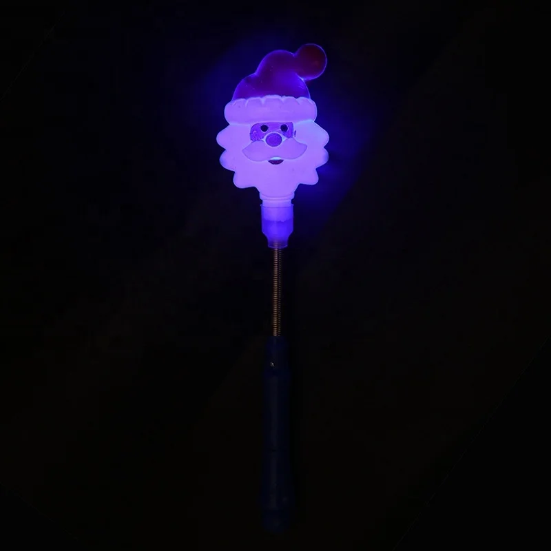 Kids Toy Light Party Gifts Flash Elk Snowman Christmas Tree Santa Spring LED Stick