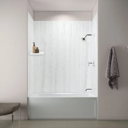 Solid surface shower surround walls for bathroom shower tub surround walls with high quality bathroom shower wall mounted