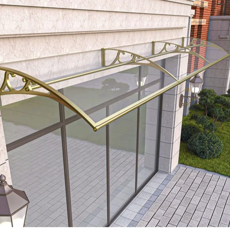 Outdoor Balcony Agricultural Greenhouses Sun Sheet Polycarbonate Awning Roofing Price Polycarbon Panel