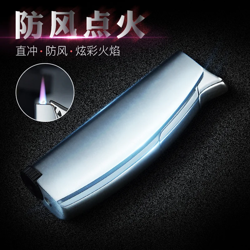 Hot selling windphoof jet flame refillable gas lighters promotion cigar lighter