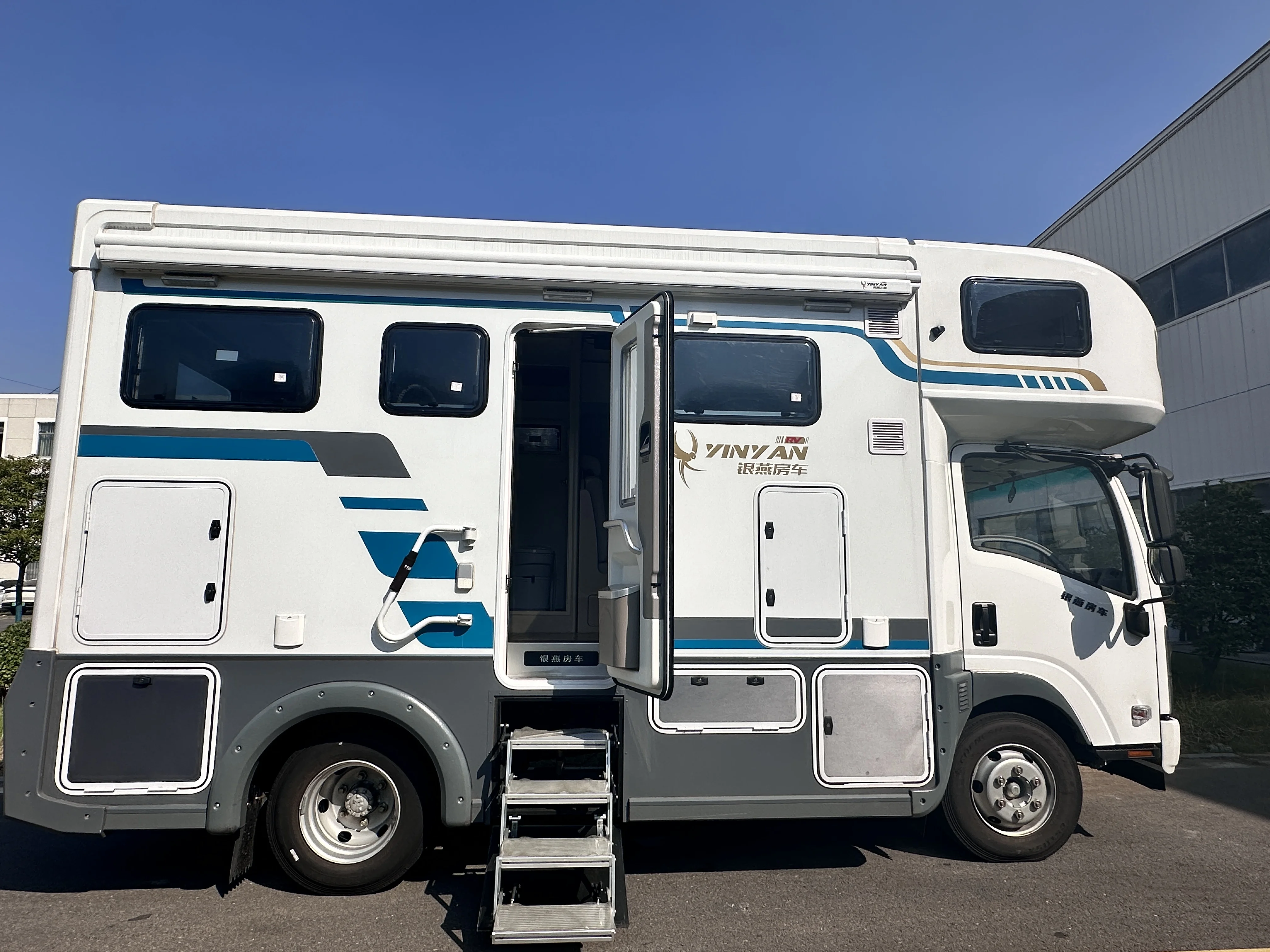 Лидер продаж 4 х2 китайские дома на колесах с кондиционером и туалетом кемпинг автомобиль дом роскошный rv