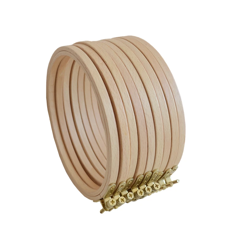 etsy modern needlecraft stitching art craft high quality round natural beechwood embroidery wood frame, embroidery hoop