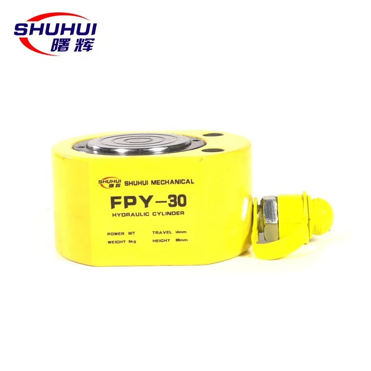 FPY-5 China Advanced 5Ton Hydraulic Oil Cylinder Hydraulic Jack Thin Type Hydraulic Oil Cylinder Separate Jack