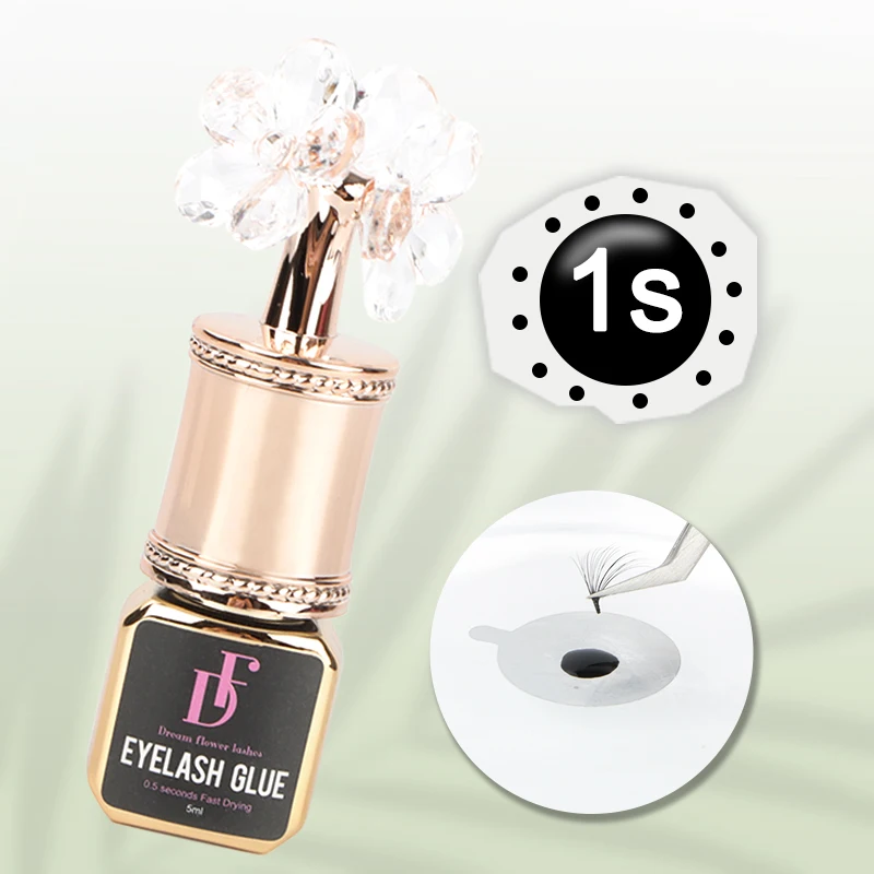Custom Private Label Best Eyelash Extension Glue,1 Second Lash Glue Adhesive Eyelash Extension Glue