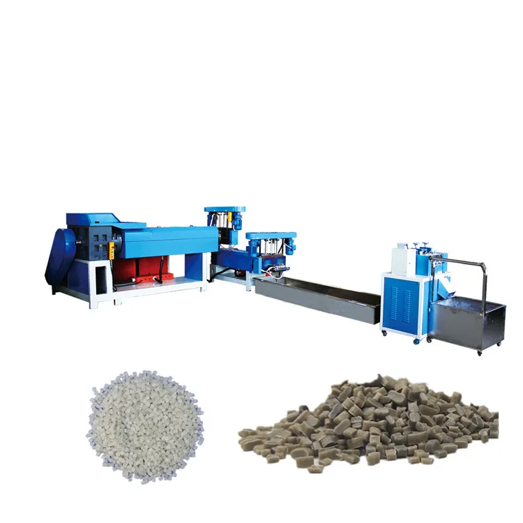 500kg/h waste plastic pp pe film washing recycling pelletizing machine granulator machine
