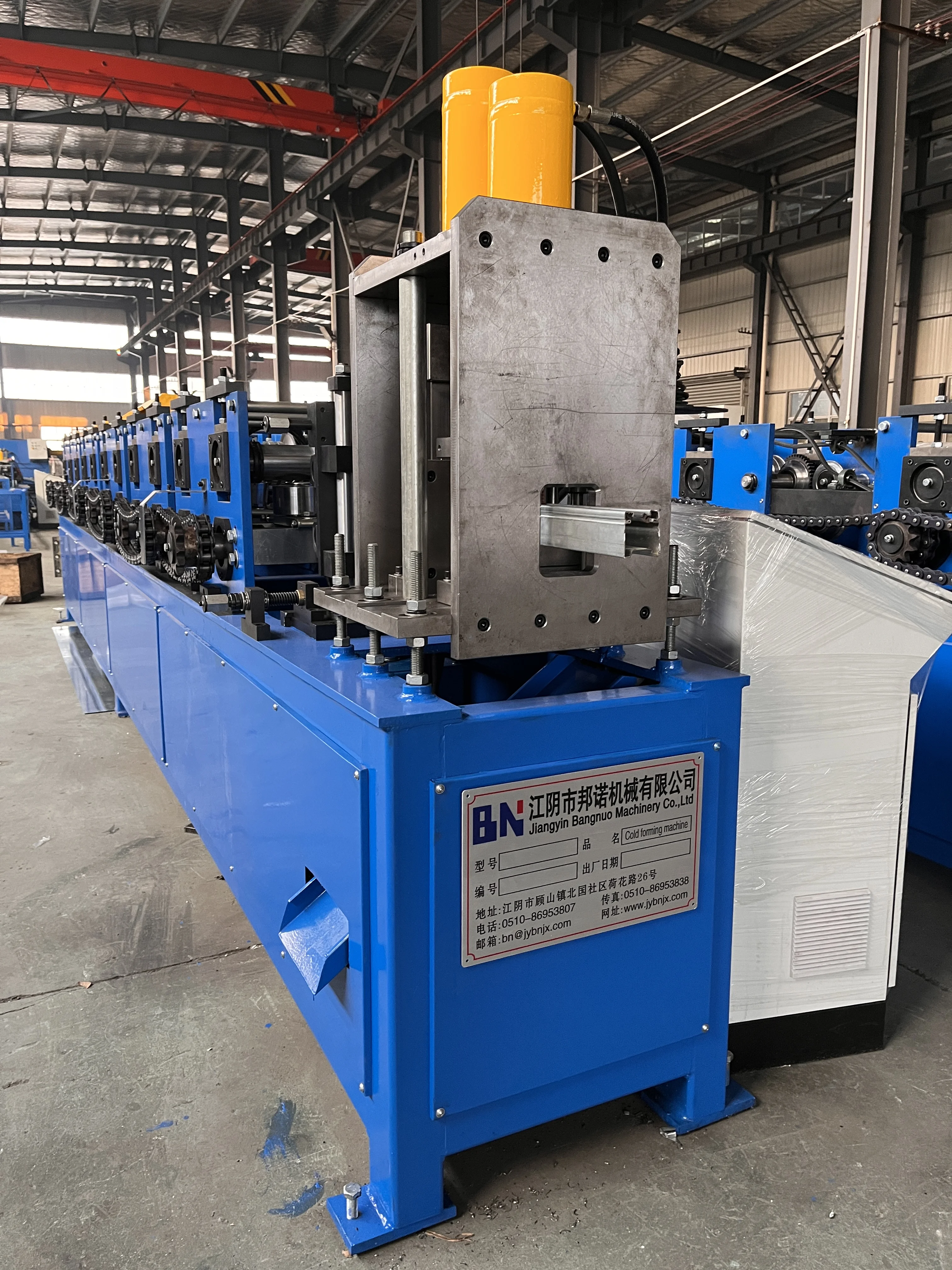 BN ODM High Speed Shutter Door Guide Rail Machine Guide Rail For Shutter Door Machine