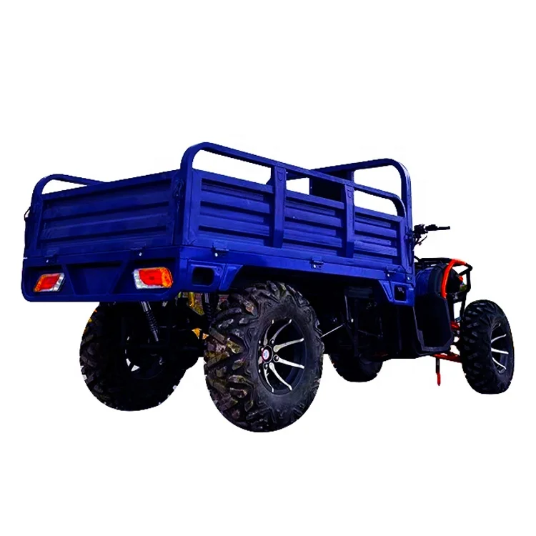 Powerful cuatri moto 4x4 off roader go cart dirt bike farm atv with trailer