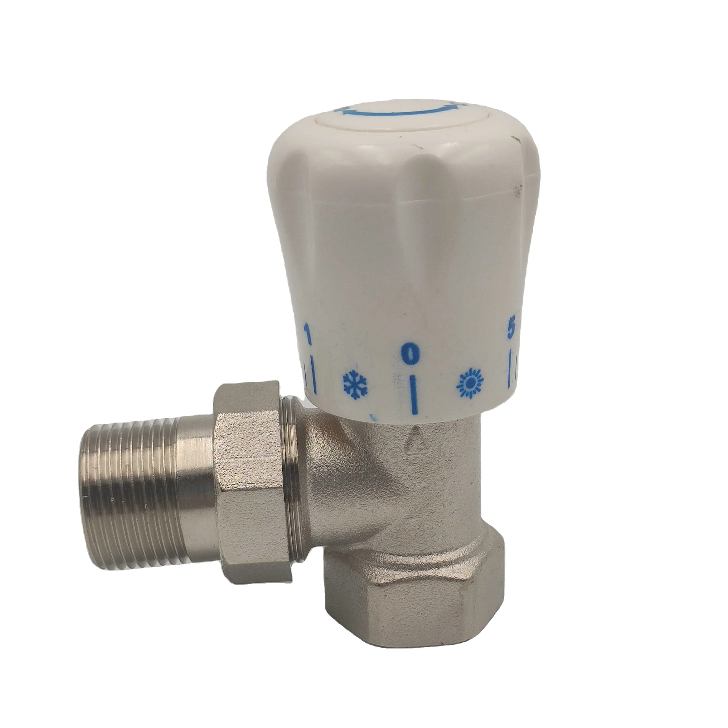 Nickel Forged Brass Radiator Heater Radiator Valve with ABS Handwheel